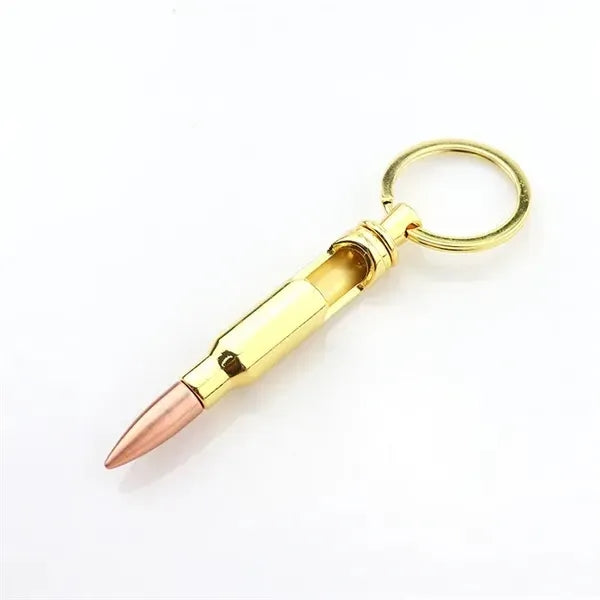 Bullet Shaped Opener with Keyring