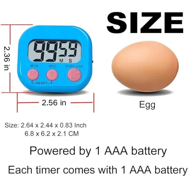 Magnetic Digital Timer for Kitchen & Fitness