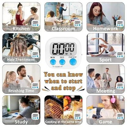 Magnetic Digital Timer for Kitchen & Fitness