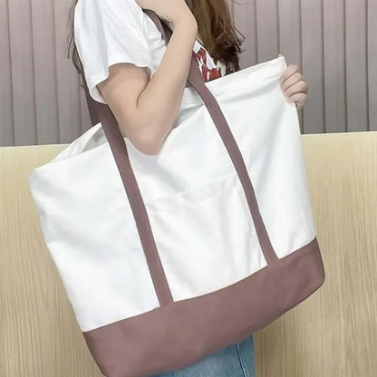 Large Capacity Canvas Tote Bag