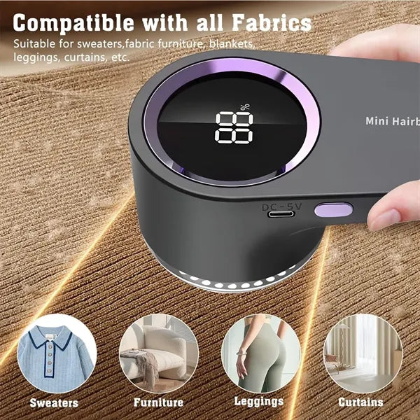 Portable Smart Rechargeable Fabric Shaver And Lint Remover