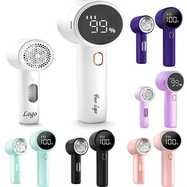 Portable Fabric Shaver And Lint Remover With LED Display