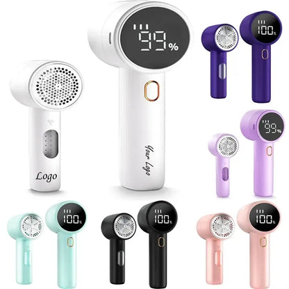 Portable Fabric Shaver And Lint Remover With LED Display