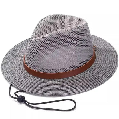 Breathable sun hat with mesh design