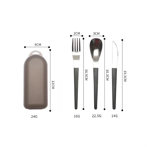 Foldable Stainless Steel Cutlery Set