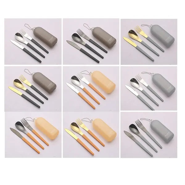 Foldable Stainless Steel Cutlery Set