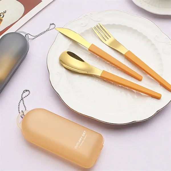 Foldable Stainless Steel Cutlery Set