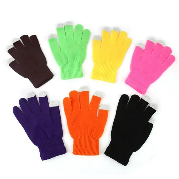 Touchscreen Winter Knit Gloves For Smartphone Soft Warm