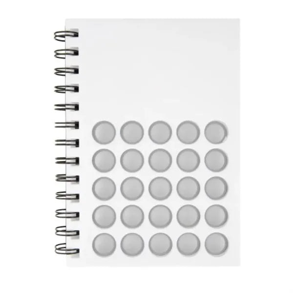 Push Pop Spiral Lined Notebook Fun Bubble Stress Relief