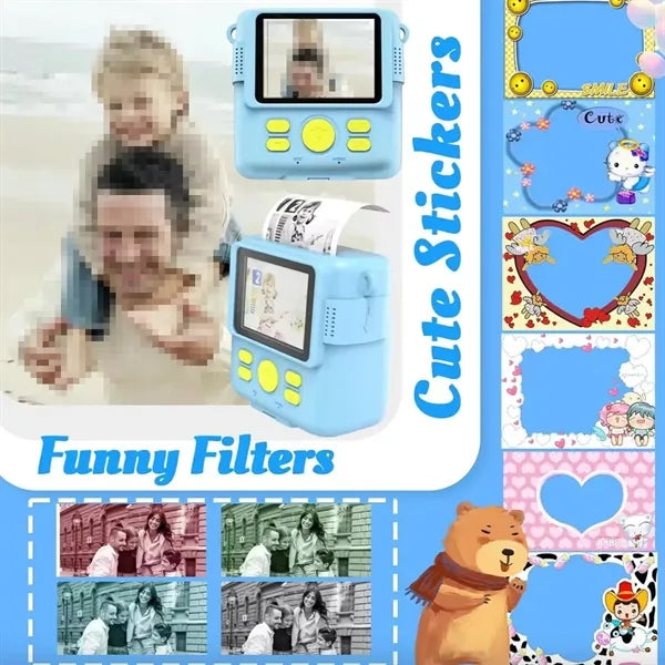 Mini Kids Instant Print Camera Birthday Travel Cute Fun Gift