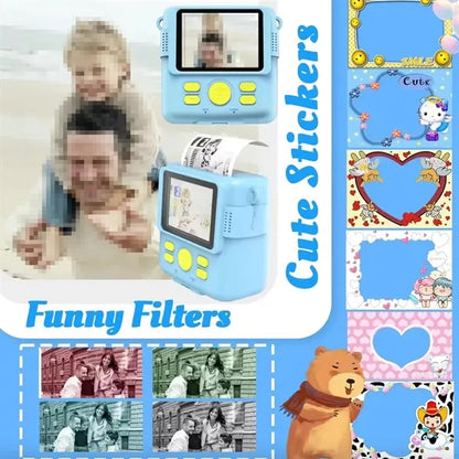 Mini Kids Instant Print Camera Birthday Travel Cute Fun Gift