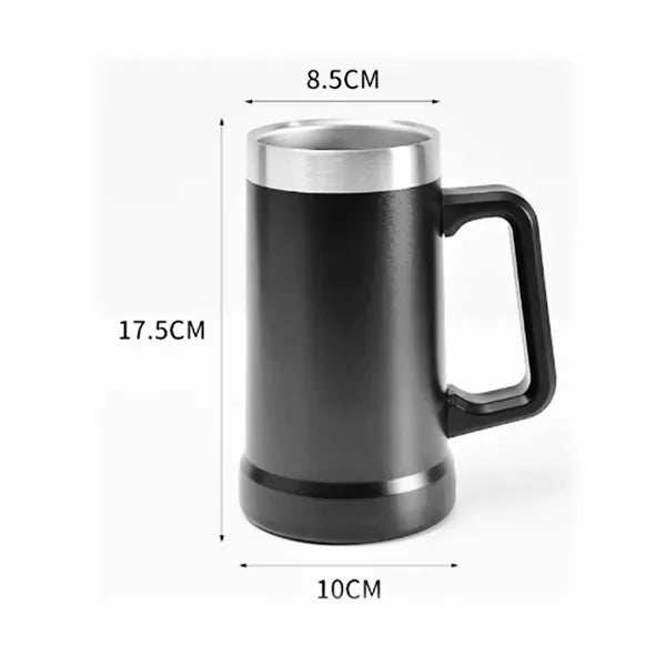 24oz Stainless Steel Vacuum Beer Mug