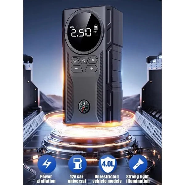 Car Jump Starter With Air Compressor