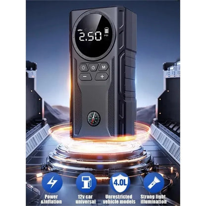 Car Jump Starter With Air Compressor