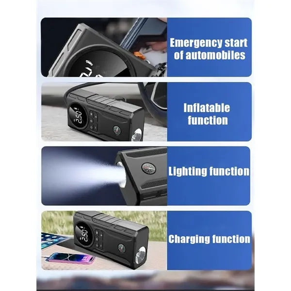 Car Jump Starter With Air Compressor