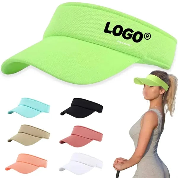 Quick Dry UV Protection Sports Visor Hat Lightweight Sun Cap
