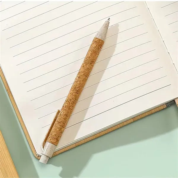 PU Notebook Pen Set Eco Friendly Business Journal Gift Kit