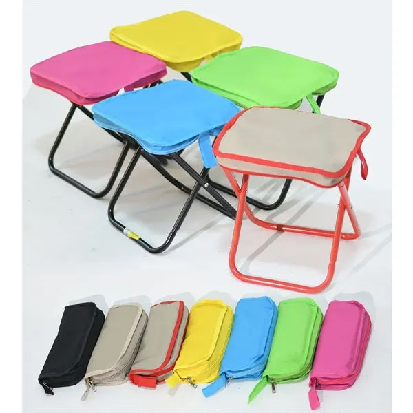 Portable Pencil Case Pocket Folding Stool