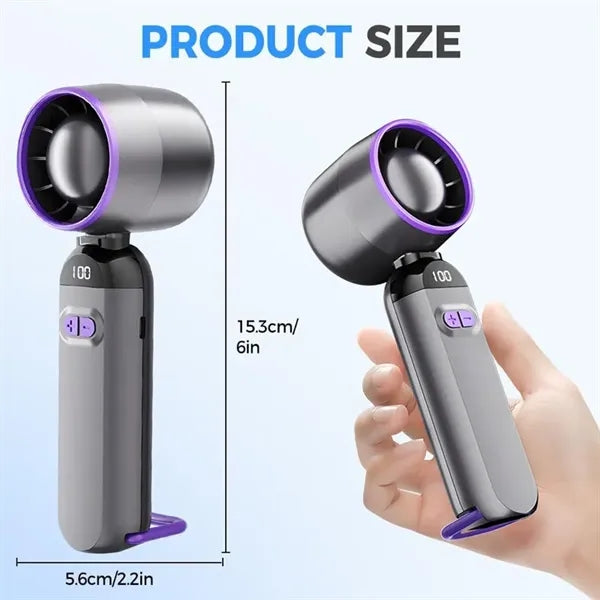 Pocket 3-in-1 Hand Folding High-speed Turbine Fan