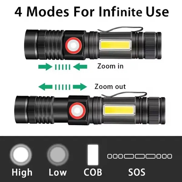 USB Rechargeable Flashlight