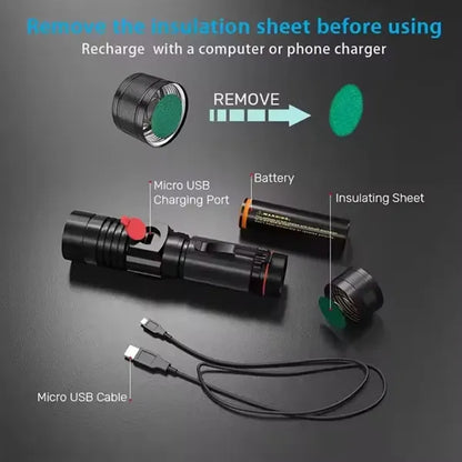 USB Rechargeable Flashlight