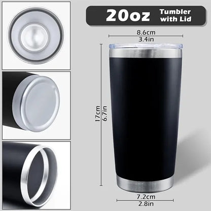 Vacuum Insulated Travel Tumbler Cup With Lid