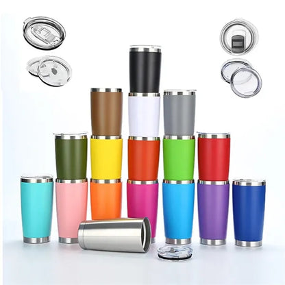 Vacuum Insulated Travel Tumbler Cup With Lid