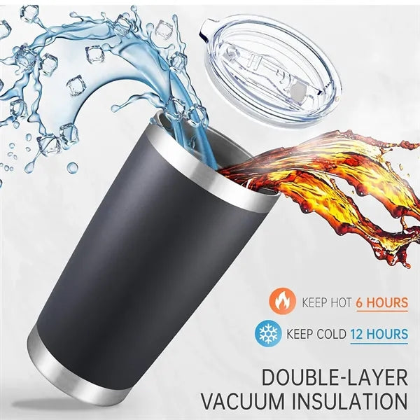 Vacuum Insulated Travel Tumbler Cup With Lid