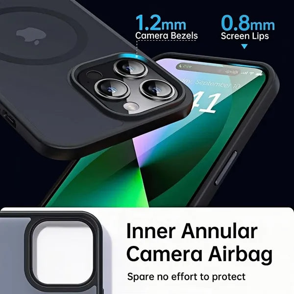 Magnetic Matte Shockproof iPhone Case