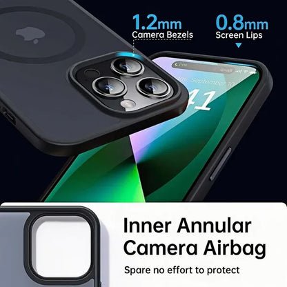 Magnetic Matte Shockproof iPhone Case