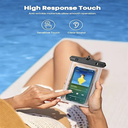 IPX8 Waterproof Phone Case With Touchscreen HD Protection