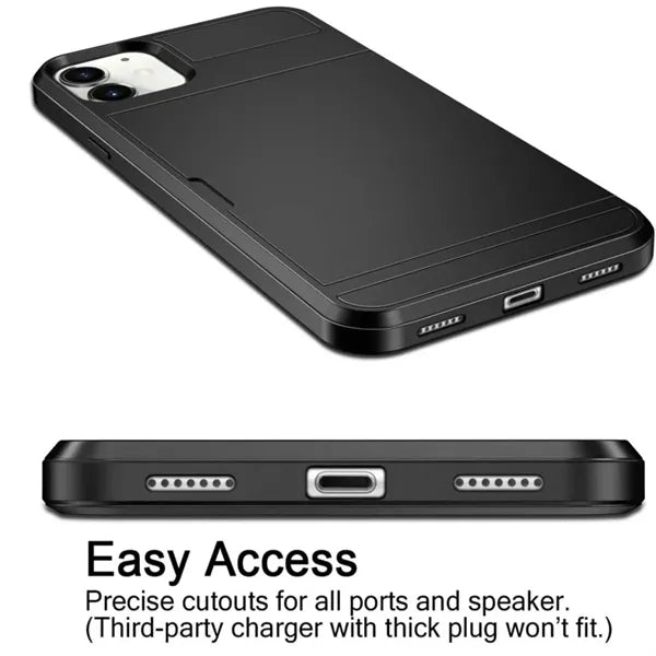 Slide-Out Wallet Case For iPhone