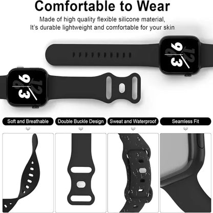 Compatible With Apple Watch Sport Silicone Band