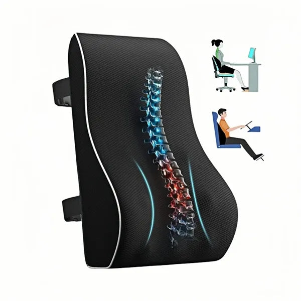 Memory Foam Lumbar Support Pillow for Chair