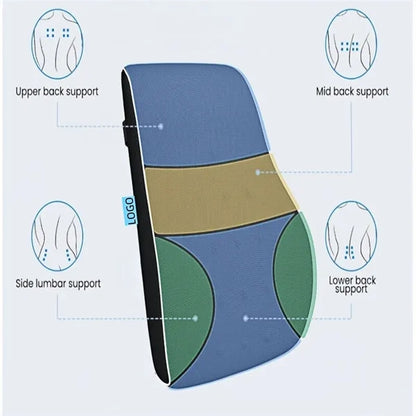 Memory Foam Lumbar Support Pillow for Chair