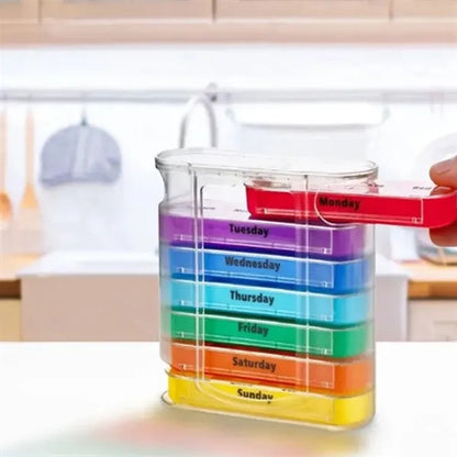 7 Day 28 Compartment Pill Organizer