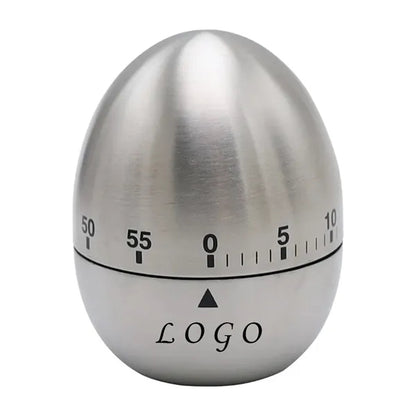 Stainless Steel Mechanical Egg Shape Timer