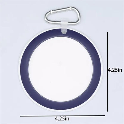PVC Golf Bag Tag Round Luggage Identifier Clip Travel Sports