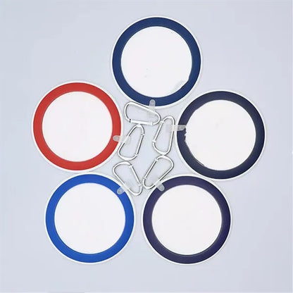 PVC Golf Bag Tag Round Luggage Identifier Clip Travel Sports