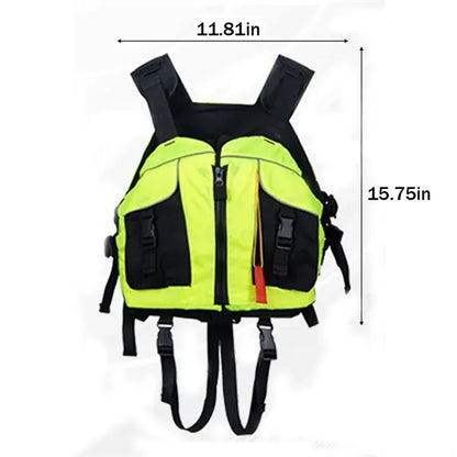 Beetle Style Life Jacket Vest With Pockets And Whistle
