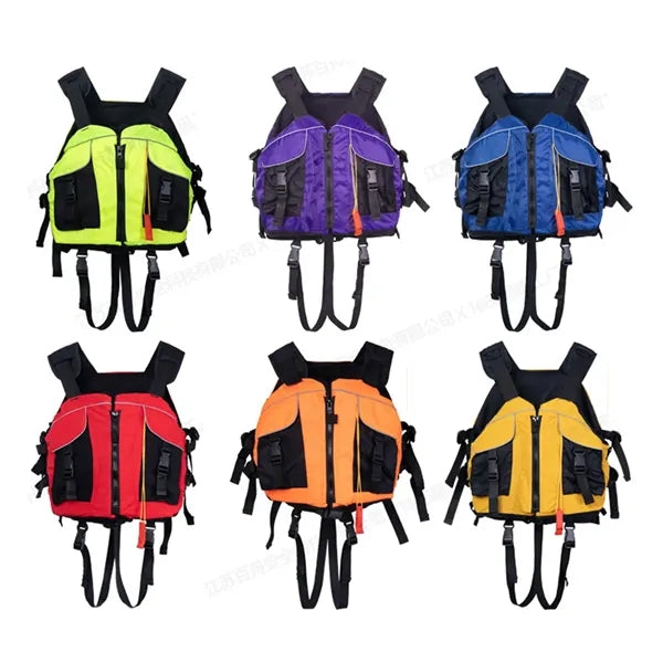 Beetle Style Life Jacket Vest With Pockets And Whistle