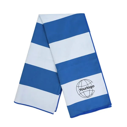 Quick Dry Striped Microfiber Beach Towel