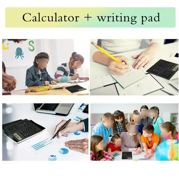 Calculator Writing Tablet Dual Function Math Learning Tool