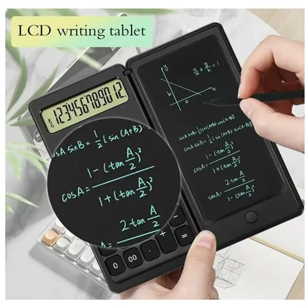 Calculator Writing Tablet Dual Function Math Learning Tool