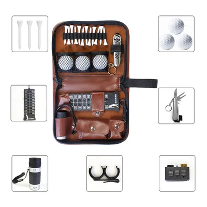 Golf Accessories Set with Hi-End Case