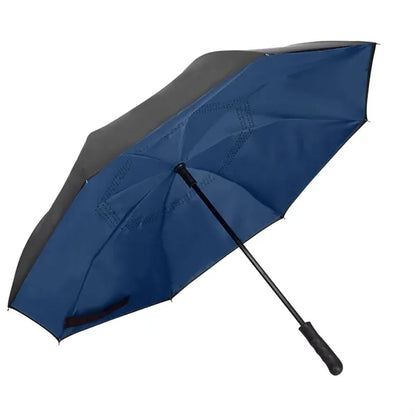 48" Arc Two-Tone Auto Open Reverse Umbrella w/ Full Color