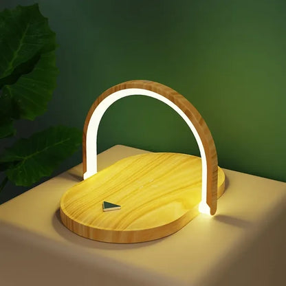 3 in1 Phone Stand Wireless Charging Station