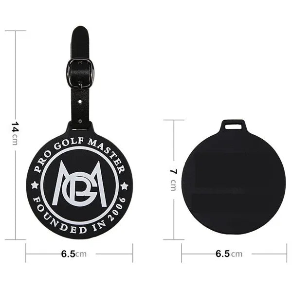 PVC Soft Rubber Golf Bag Tag