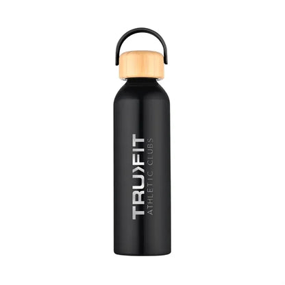 24 oz Recycled Aluminum Bottle with Bamboo Lid