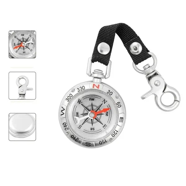 Vintage Outdoor Clip-On Compass